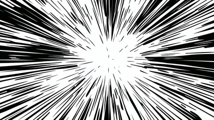 a black and white image of a star burst