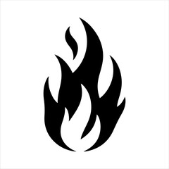 Fire flame icon sign symbol vector illustration design.