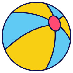 beach ball illustration