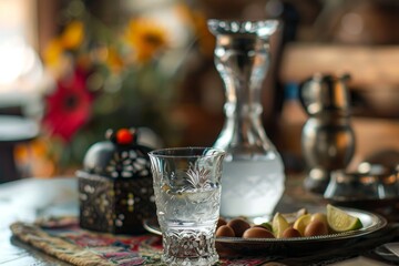 Turks love the alcohol raki