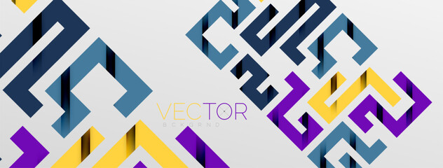 Color bend lines with shadow texture effect. Vector Illustration For Wallpaper, Banner, Background, Card, Book Illustration, landing page