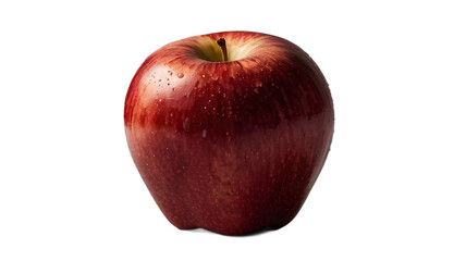 red apple isolated in transparent background png. Fresh apple