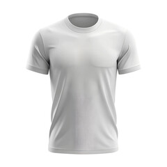 white tshirt mockup isolated on transparent background