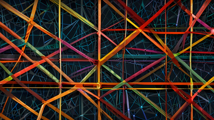 Fototapeta premium background that incorporates intersecting lines of web pattern