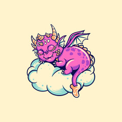 baby dragon is sleeping