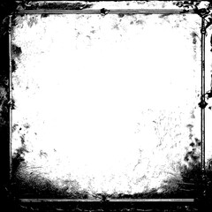 Black Grunge Background with Silver and White Center in Distressed Metal