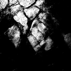 Black or Dark Gray Rough Grainy Stone Texture Background