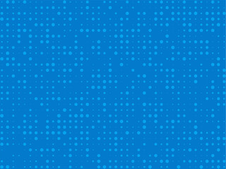 イラスト素材：ランダムなドットの背景　ベクター 　青　水色　Blue dot vector background,Halftone gradient,Abstract halftone dotted background.