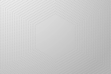 Grey geometric background with hexagonal shape.