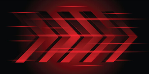 Modern abstract high-speed movement. Dynamic motion light and fast arrows moving on dark background. Futuristic, technology pattern for banner or poster design.