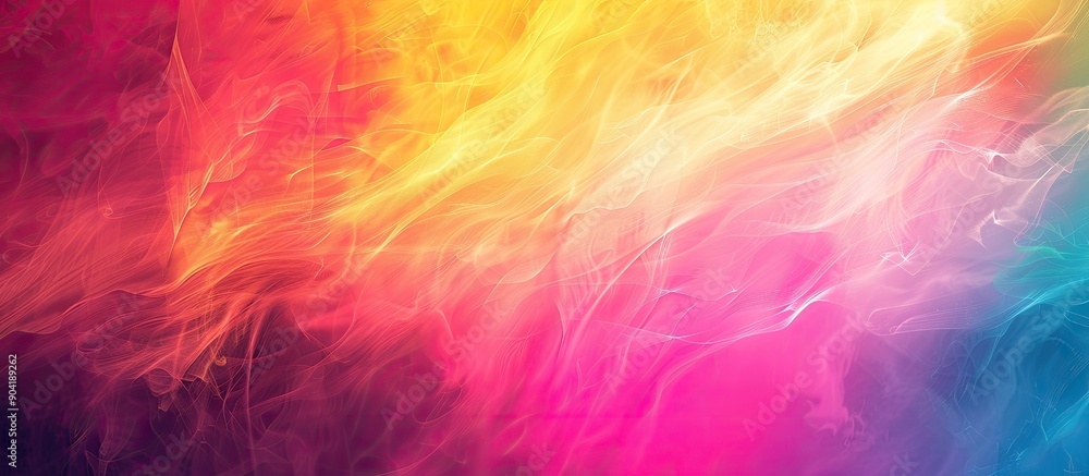Poster vibrant abstract gradient creating a visually captivating background with copy space image