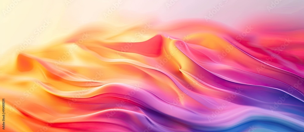 Poster vibrant abstract gradient background with copy space image