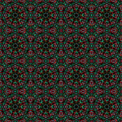 Seamless pattern in art nouveau style. slabs with complex symmetrical patterns are suitable for seamless printing.
