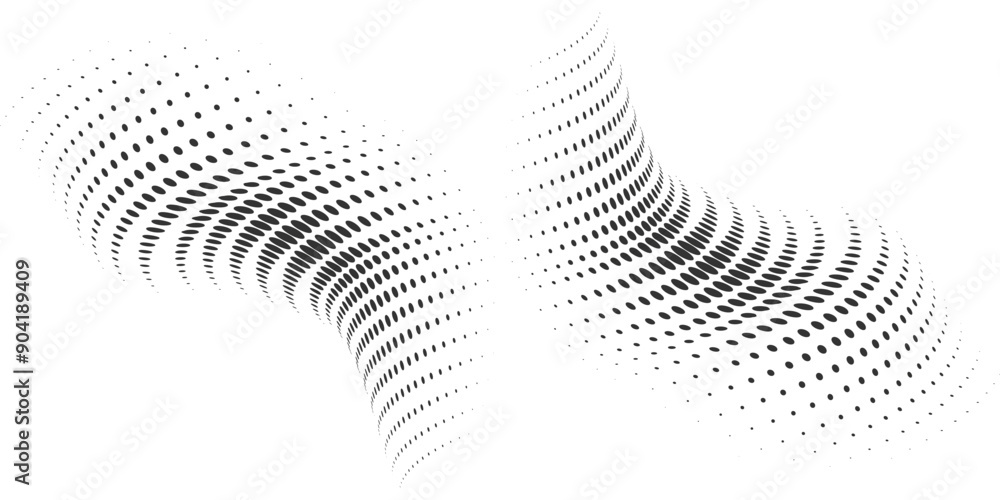 Poster basic halftone dots effect in black and white color. halftone effect. dot halftone. black white half