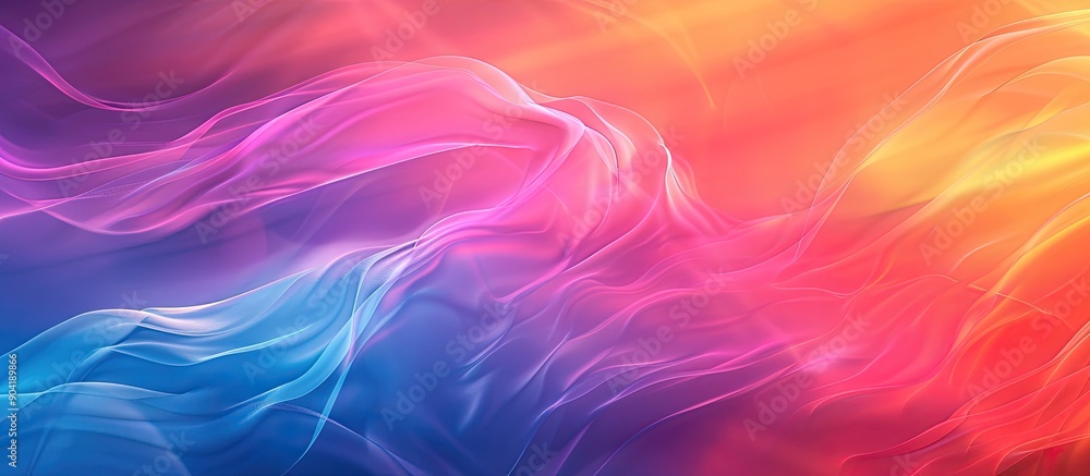 Poster vibrant abstract gradient background with copy space image