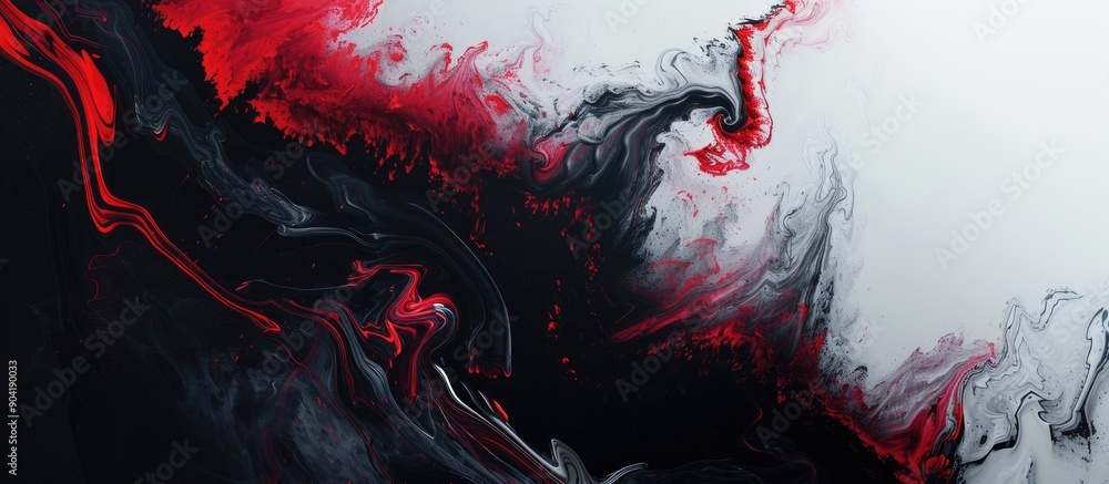 Poster dark paint creates an artistic backdrop with a copy space image