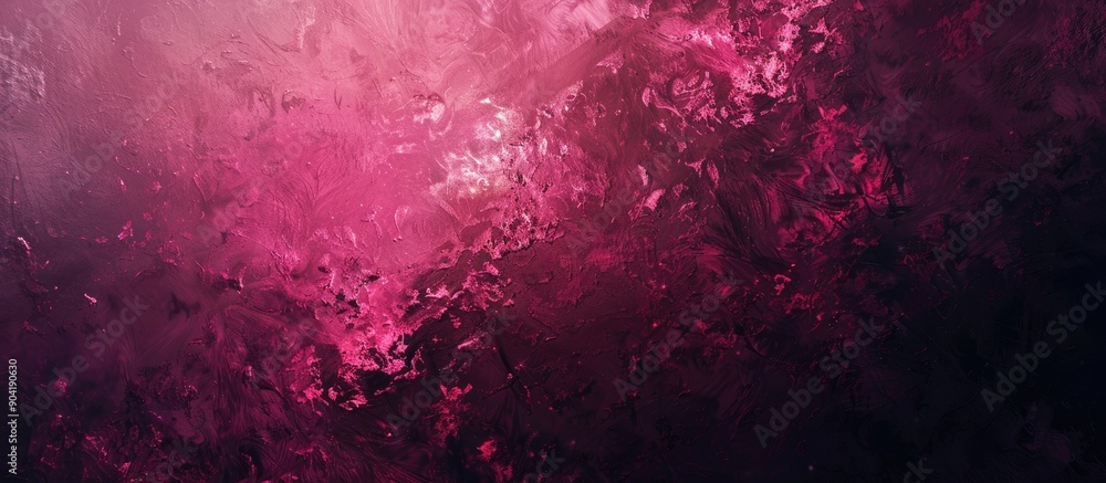 Poster abstract background with tones of dark pink in a grainy texture creating a unique noise effect ideal