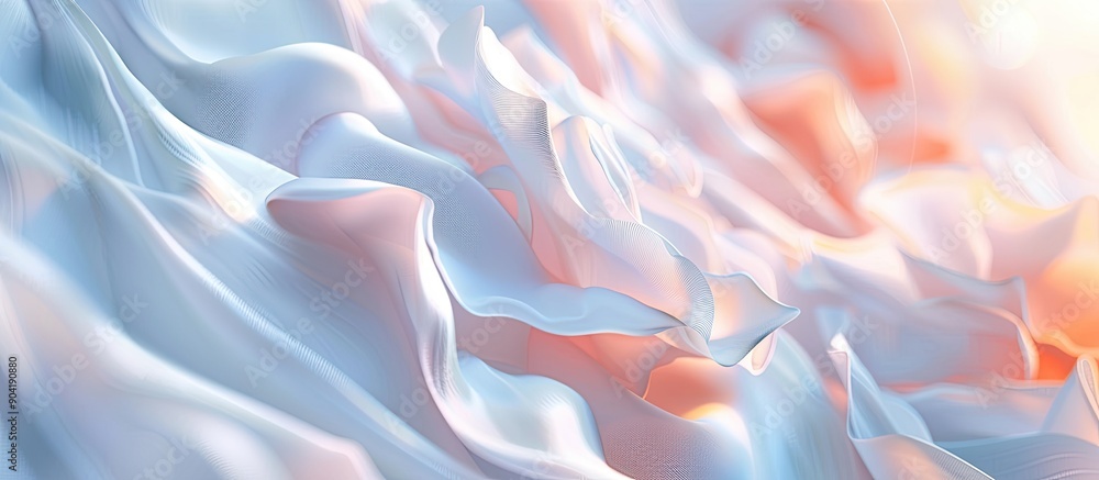 Poster modern white gradient blur background with copy space image