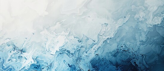 Fototapeta premium Abstract canvas texture in white and blue with design elements perfect for adding text or images copy space image