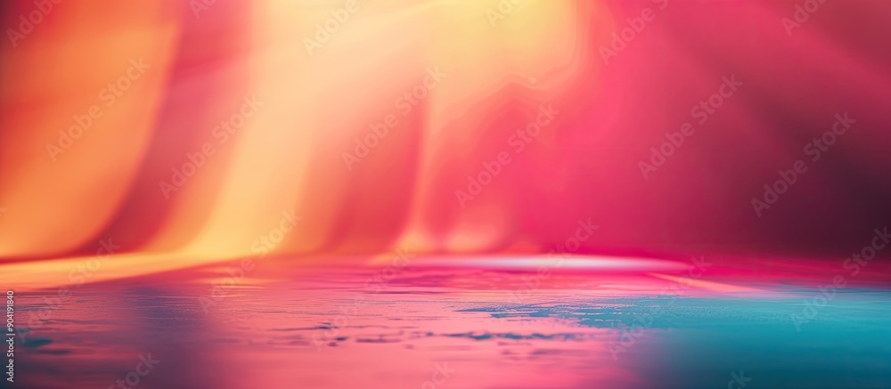 Aufkleber contemporary gradient backdrop with blurred effect perfect for product design ui to showcase against