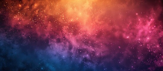 Abstract background with a grainy color gradient creating a noise texture effect suitable for a copy space image