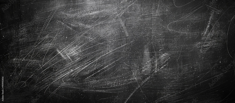 Poster free blackboard texture background with abstract chalk design for product or ad text featuring ample