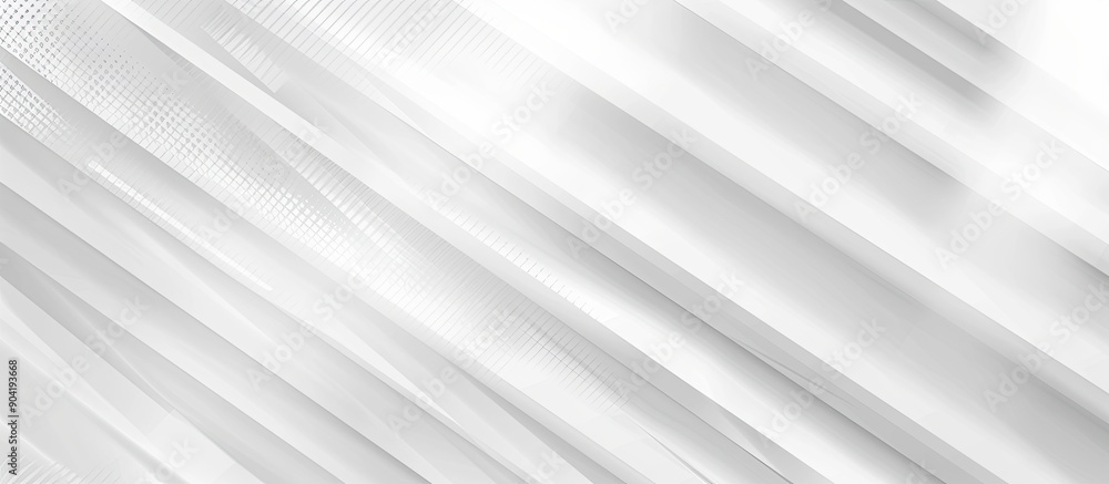 Poster modern abstract white and grey background design with diagonal lines subtle blurred patterns and an 
