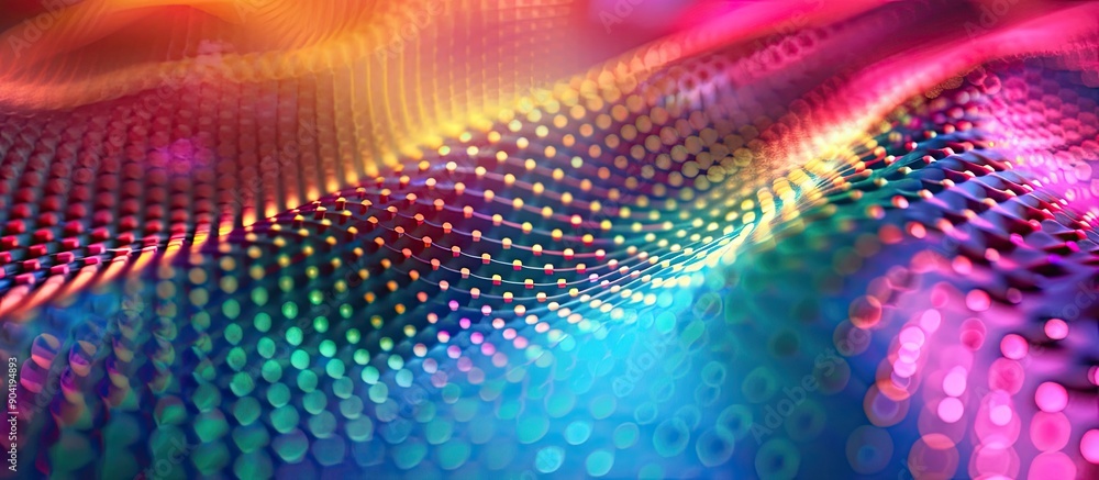 Poster vibrant abstract background with a gradient mesh pattern ideal for any design project needing copy s