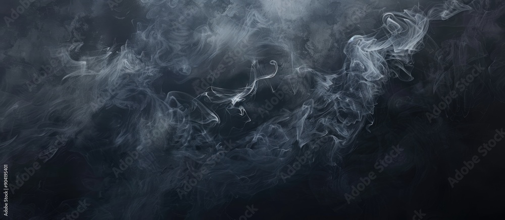 Poster dark paint creates an artistic backdrop with a copy space image