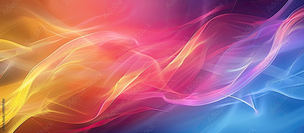 Poster vibrant gradient mesh background with a colorful abstract design ideal for showcasing text or images
