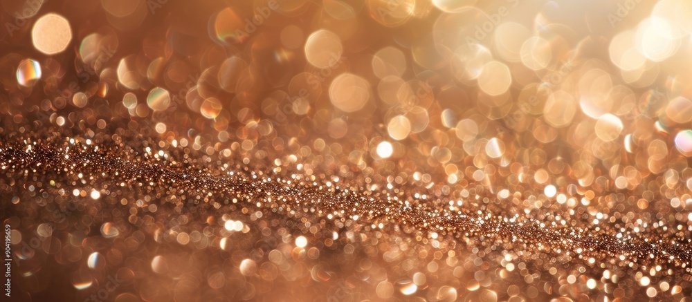 Poster close up view of a sparkling light brown background with ample copy space image available