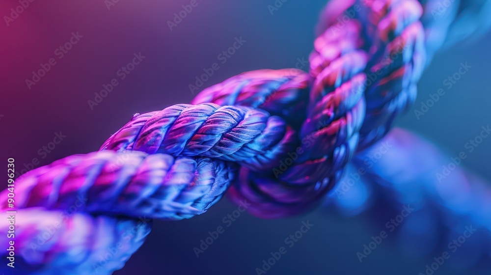 Poster team rope diverse strength connect partnership together teamwork unity communicate support. strong d
