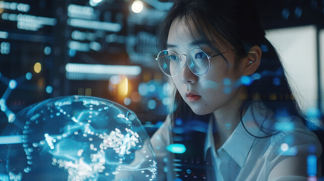 Professionals with technology elements