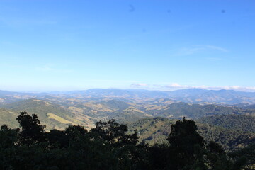 Horizonte na montanha