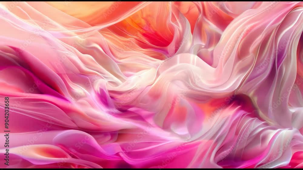 Poster experience the mesmerizing dance of colors and textures blending harmoniously, creating an expressiv
