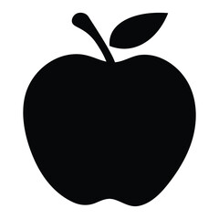 Apple icon vector silhouette art