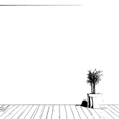 White Background Painted Wall Texture