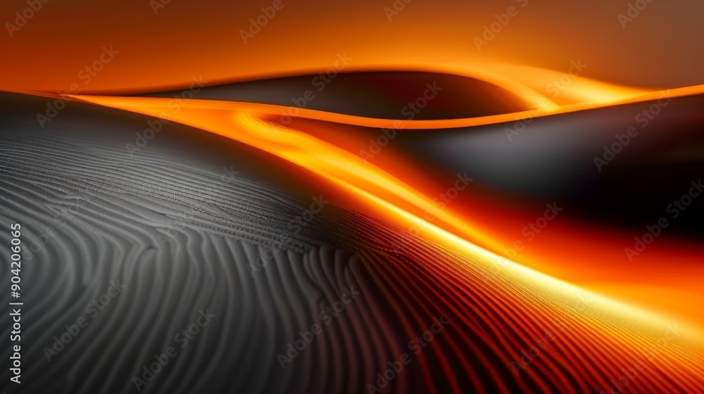 Poster an elegant interplay of light and shadow creates a captivating atmosphere with flowing textures and 