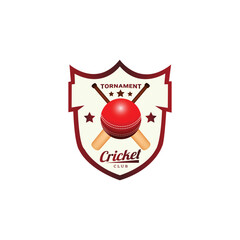 Cricket Logo Vector Art Template