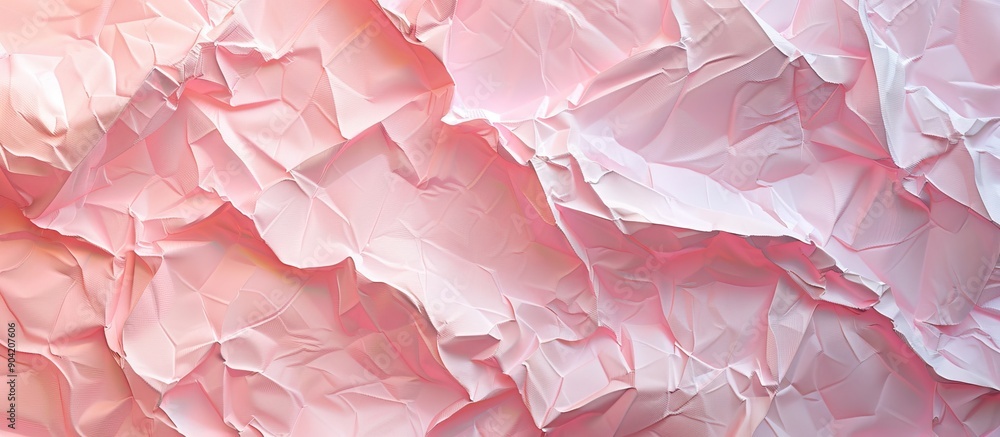 Poster textured pink background with crumpled effect perfect for adding your design with copy space image