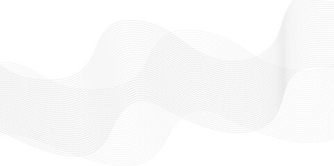 Abstract wave blend lines on transparent background. Design for banner, wallpaper, background and many more. Undulate Grey Wave Swirl, frequency sound wave, twisted curve lines with blend effect.