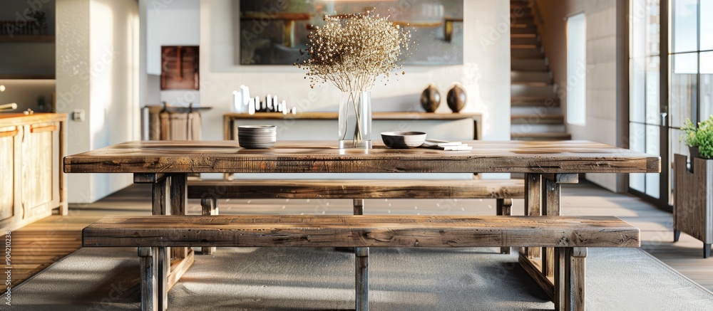Aufkleber enhance your dining atmosphere with this chic modern rustic dining room set that includes a robust w