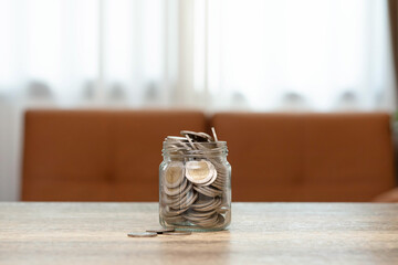 Savings from doing business. Saving money for emergency investments and future investments.