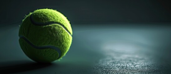 An ideal copy space image for tennis discussions