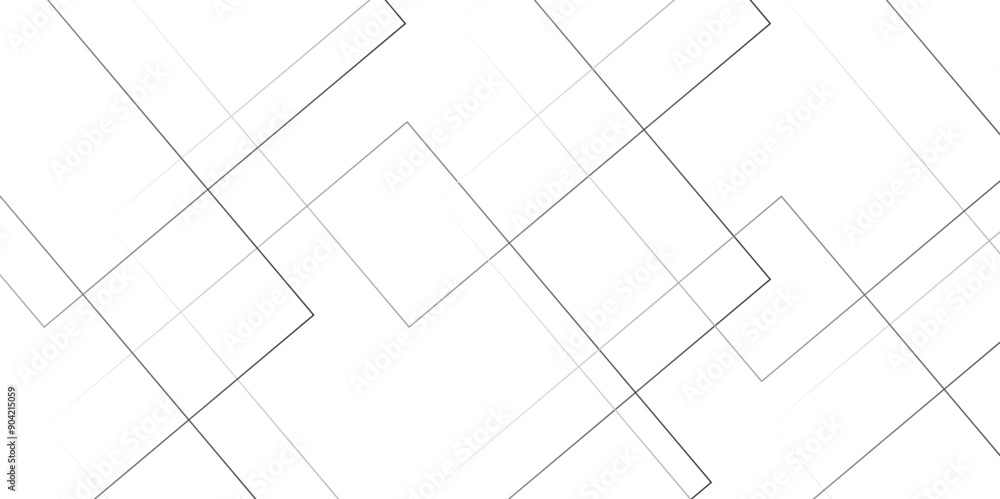 Poster abstract seamless random geometric white, black square lines pattern on a transparent background des