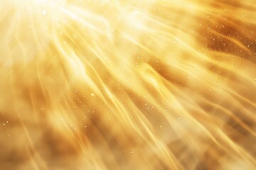 Radiant yellow and beige light beams with a dazzling glow and a sense of serenity