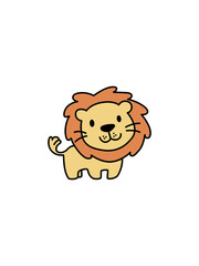 baby lion cartoon 