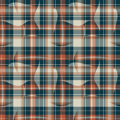 Seamless striped fabric textured, striped plaid pattern design. for plaid, fabric, carpet, rug, textile, marble, background, clothes, shirt, table, weaving, dress, clothing. Vector drawing