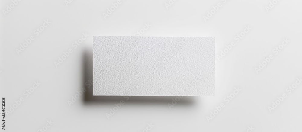 Poster an isolated white background showcasing a white piece of paper with ample copy space image