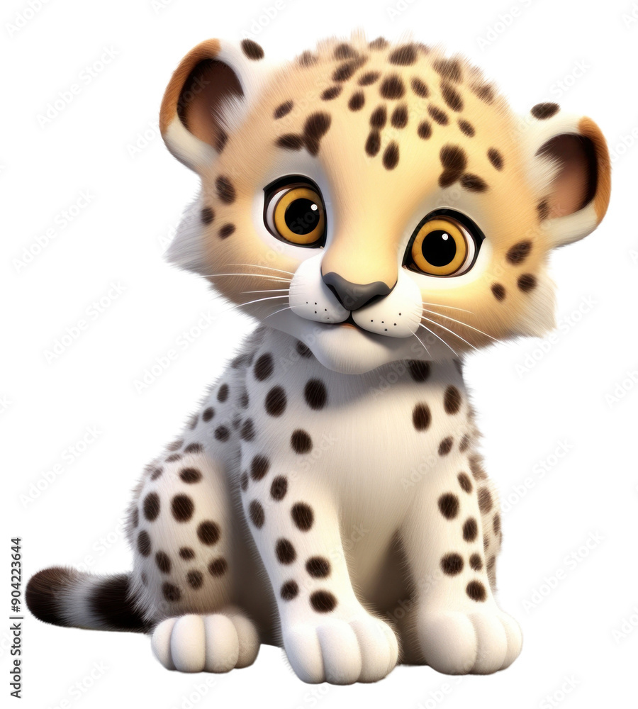 Canvas Prints png leopard cheetah cartoon mammal.